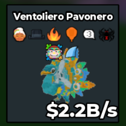 Ventoliero Pavonero 2.2B/s