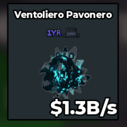 Ventoliero Pavonero 1.3B/s