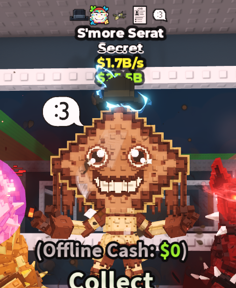 S'MORE SERAT 1.7B/S (JOB + 4 TRAITS) – STEAL A BRAINROT – FAST DELIVERY & TRUSTED #C7R4L8