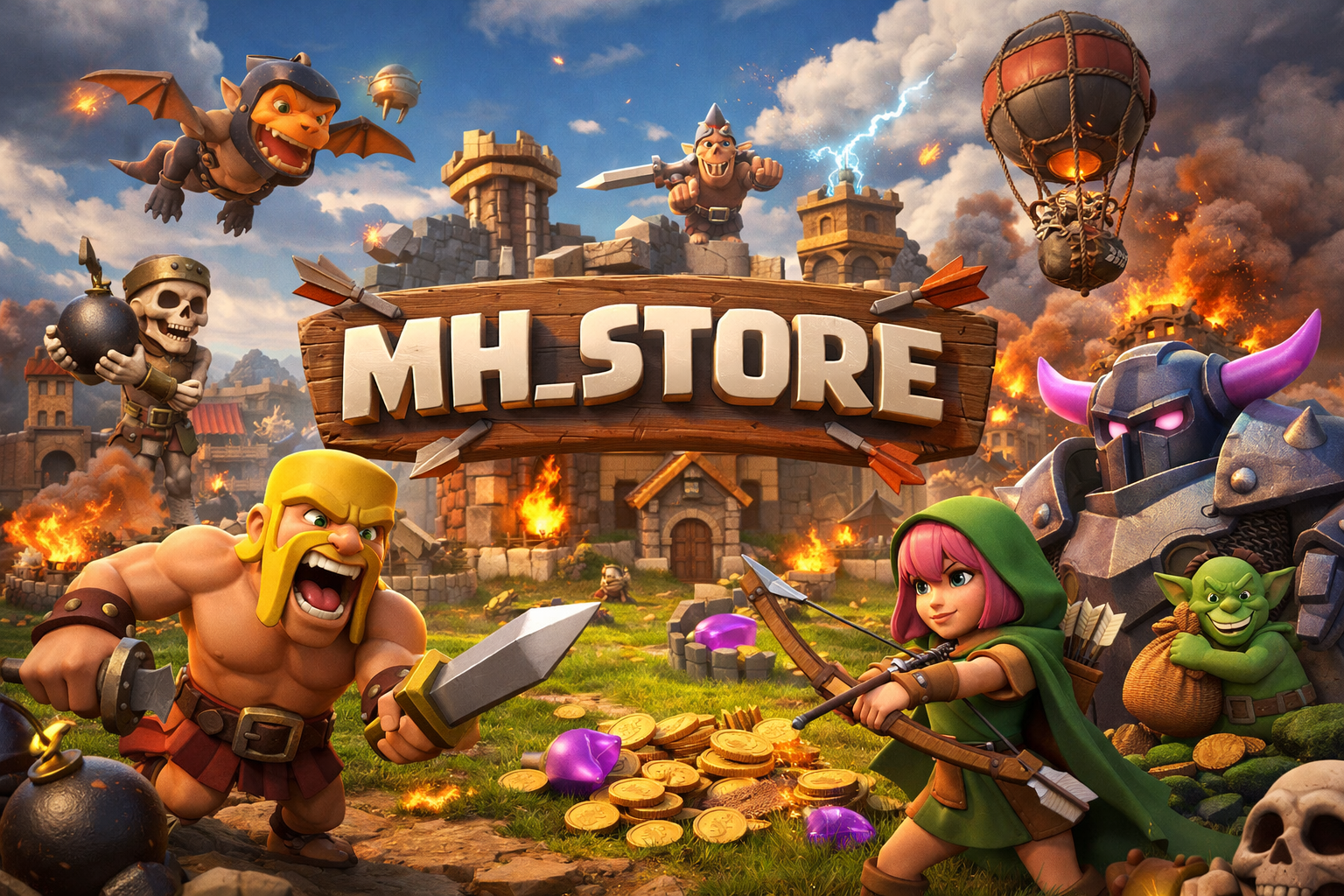 CHAMPION 3 CLAN !! LEVEL 3 OR 4 !! CLAN WAR LEAUGE SPECIAL !! CHEAP !! FAST DELIVERY