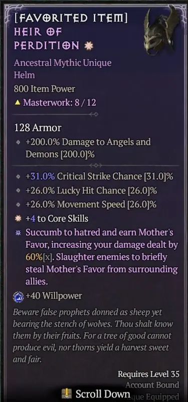 ✧・゚:*✧ Diablo 4 Uber/Mythical Item Service ✧・゚:*✧ Unexpected Steal ✧・゚:*✧