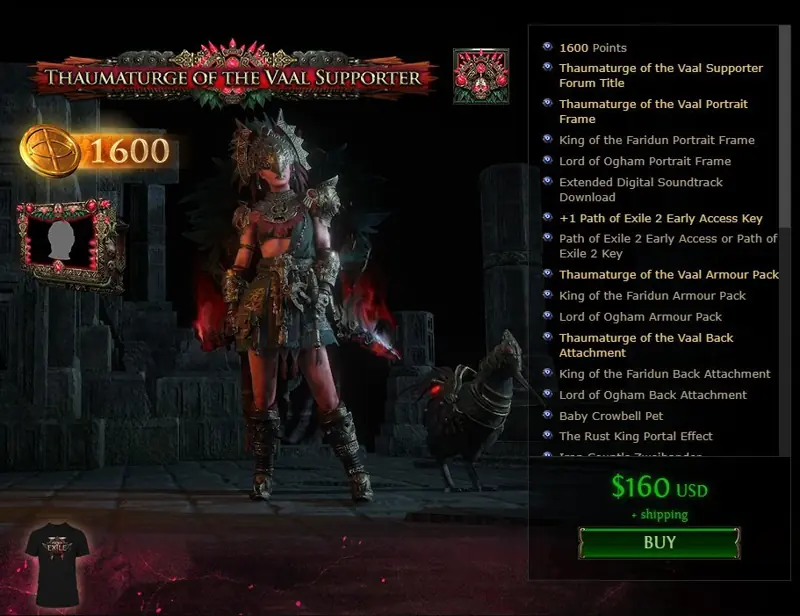 ✧・゚:*✧ Path of Exile 2 - Thaumaturge of the Vaal Supporter Pack (Global) ✧・゚:*✧ Relax & Save ✧・゚:*✧