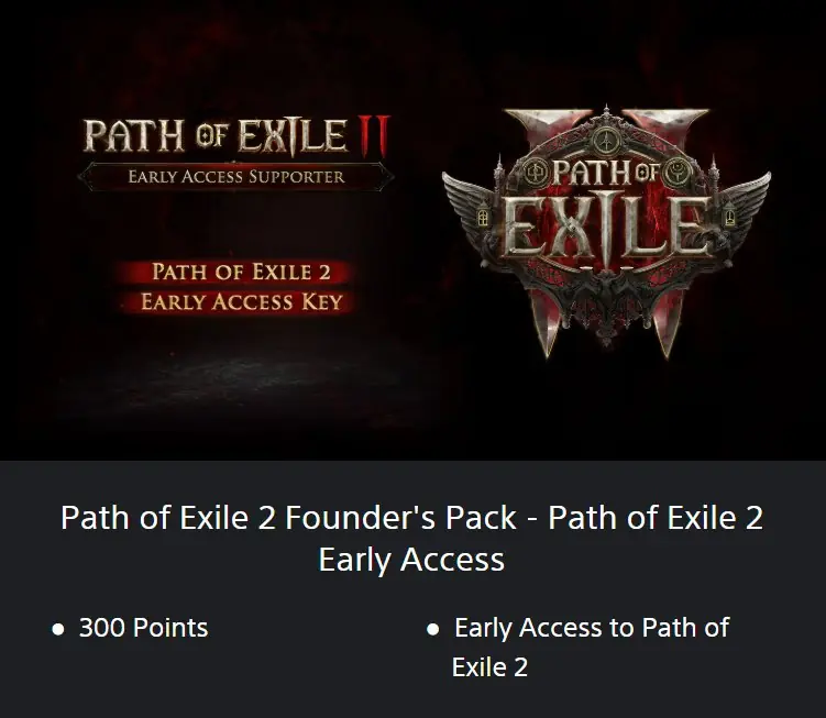 ✧・゚:*✧ Path of Exile 2 - Founder's Pack - Early Access (PS5, Turkiye) ✧・゚:*✧ Cheaper Than Regret ✧・゚:*✧