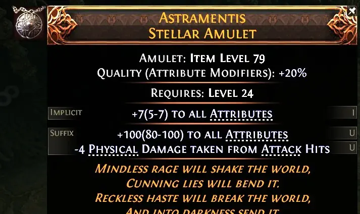 ✧・゚:*✧ Path of Exile 2 Astramentis Amulet ✧・゚:*✧ Prices Just Got Wrecked ✧・゚:*✧