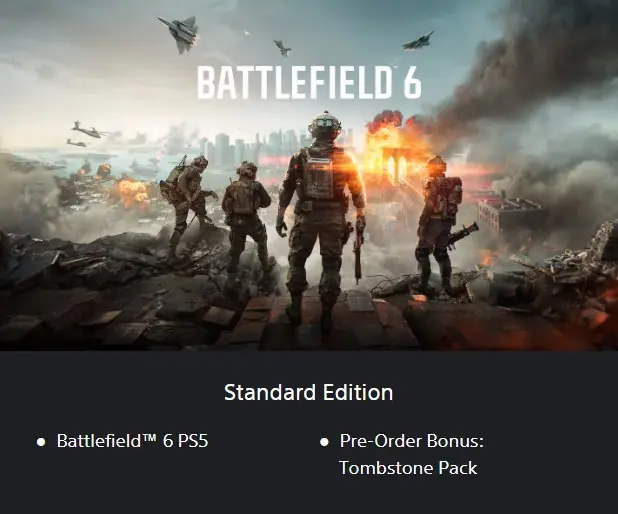 ✧・゚:*✧ Battlefield 6 Standard Edition PS Turkey ✧・゚:*✧ Offer Valid Now ✧・゚:*✧