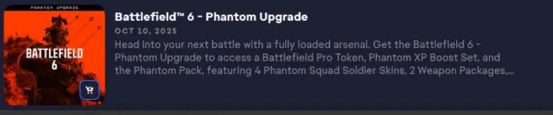 ✧･ﾟ:*✧ Battlefield 6 Phantom Edition DLC for PC - EA App (Russia) ✧･ﾟ:*✧ OMG… ✧･ﾟ:*✧