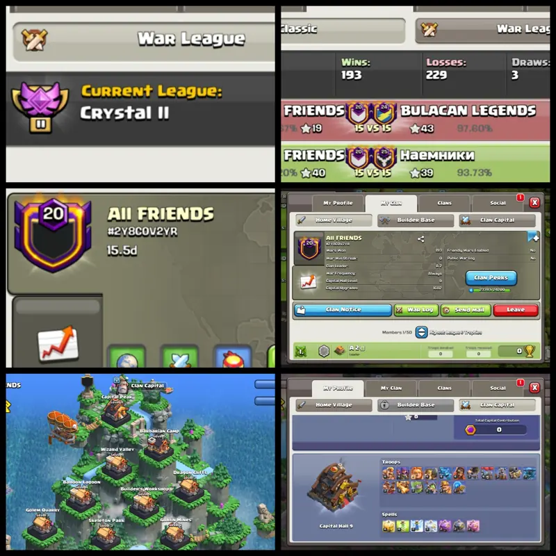 ✧･ﾟ:*✧ Clash of Clans: All Friends Clan, Level 20, Crystal 2 League ✧･ﾟ:*✧ Shhh… The Price is Sleeping ✧･ﾟ:*✧
