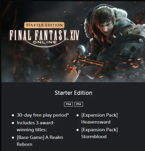 ✧・゚:*✧ Final Fantasy XIV Keys - Starter Edition (PS) ✧・゚:*✧ Smiles, Delivered Fast ✧・゚:*✧