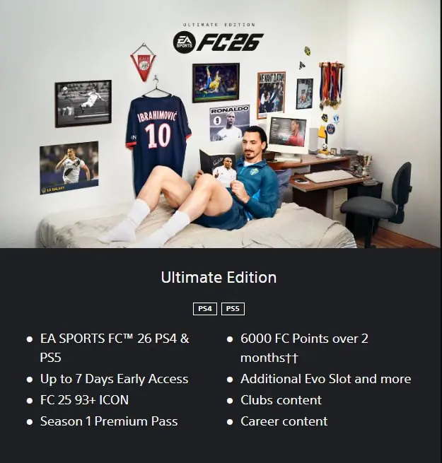 ✧･ﾟ:*✧ EA SPORTS FC 26 Ultimate Edition (PS4/PS5, Turkey Account Access) ✧･ﾟ:*✧ Sunshine & Savings ✧･ﾟ:*✧