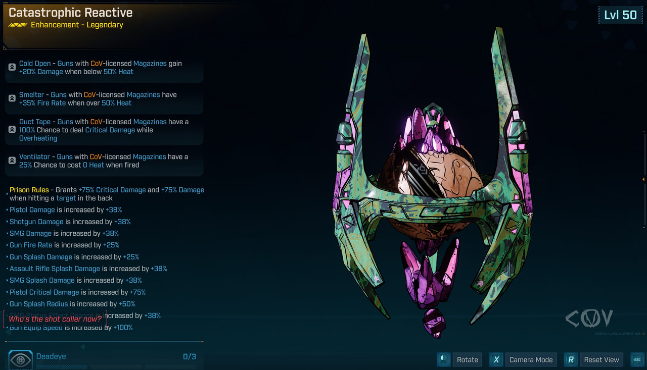 [MODDED] Level 50 Enhancement (CoV) - best CoV - see image