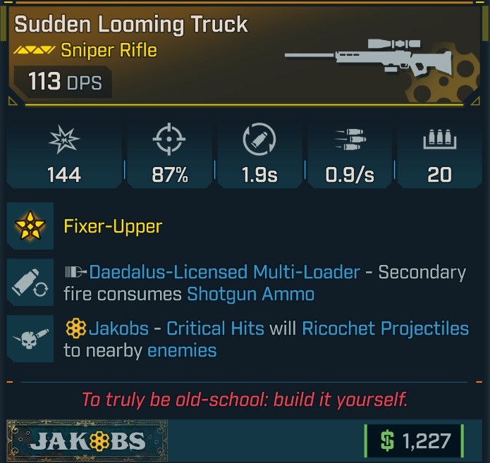 [MODDED] Level 1 Truck 113 DPS - see image