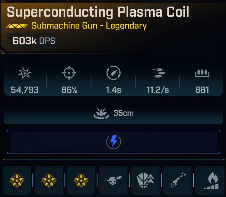 [MODDED] Level 1 Plasma Coil 603k DPS (Shock) - see images
