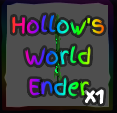 Hollow World Ender (HWE) Via Trade | Fast Delivery | Grand Piece Online