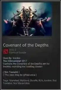 ✧･ﾟ:*✧ Dota 2 Items | Invoker Cache 2017 Set: Covenant of the Depths ✧･ﾟ:*✧ don’t miss out ✧･ﾟ:*✧
