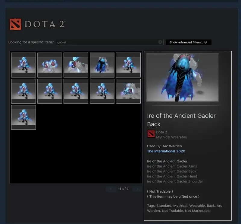 ✧・゚:*✧ Dota 2 Items | Arc Warden Cache 2020 Set: Ire of the Ancient Gaoler ✧・゚:*✧ You + This = Magic ✧・゚:*✧