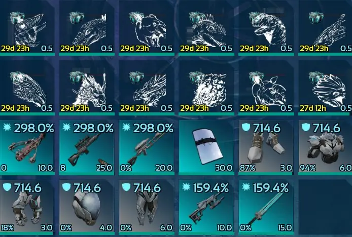 ✧・゚:*✧ ARK: Survival Ascended Items - 714.6 Ultra TEK Kit ✧・゚:*✧ Shhh… The Price is Sleeping ✧・゚:*✧