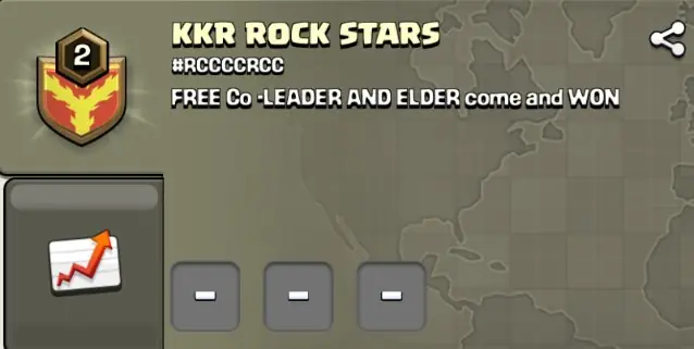 ✧・゚:*✧ Clash of Clans Clan - KKR ROCK STARS (#RCCCCRCC) ✧・゚:*✧ This is Practically Free ✧・゚:*✧