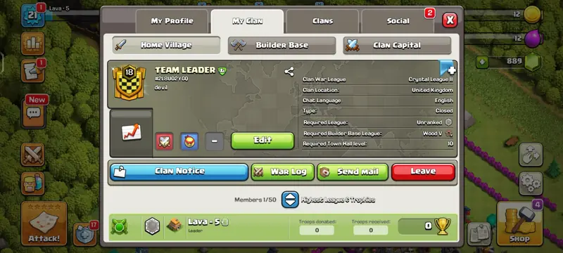 ✧・゚:*✧ Clash of Clans Clan: TEAM LEADER, Level 18, Capital Level 8 ✧・゚:*✧ You Know Value ✧・゚:*✧