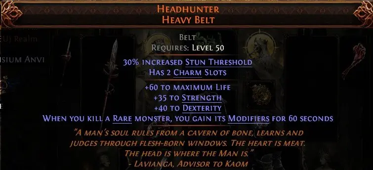 ✧･ﾟ:*✧ Path of Exile 2 Items - HEADHUNTER Unique Belt (Runes of Aldur) ✧･ﾟ:*✧ Now Live ✧･ﾟ:*✧