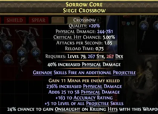 ✧・゚:*✧ Path of Exile 2: Runes of Aldur - Siege Crossbow (High Damage) ✧・゚:*✧ Add. Smile. Repeat. ✧・゚:*✧