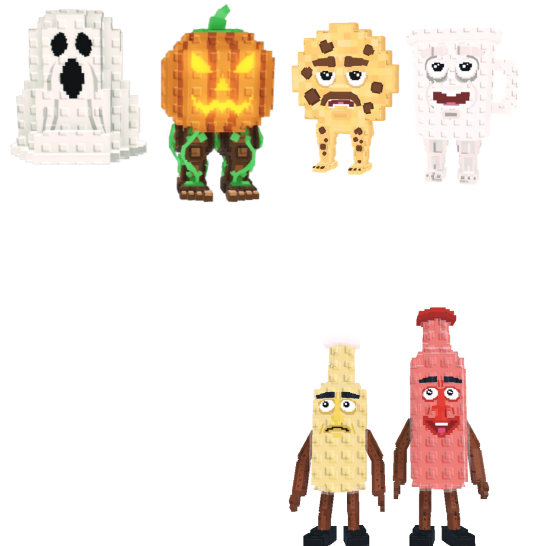 [BUNDLE] - 🤩 1x Spooky and Pumpky 🤩 1x Cooki and Milki 🤩 1x Ketchuru and Musturu