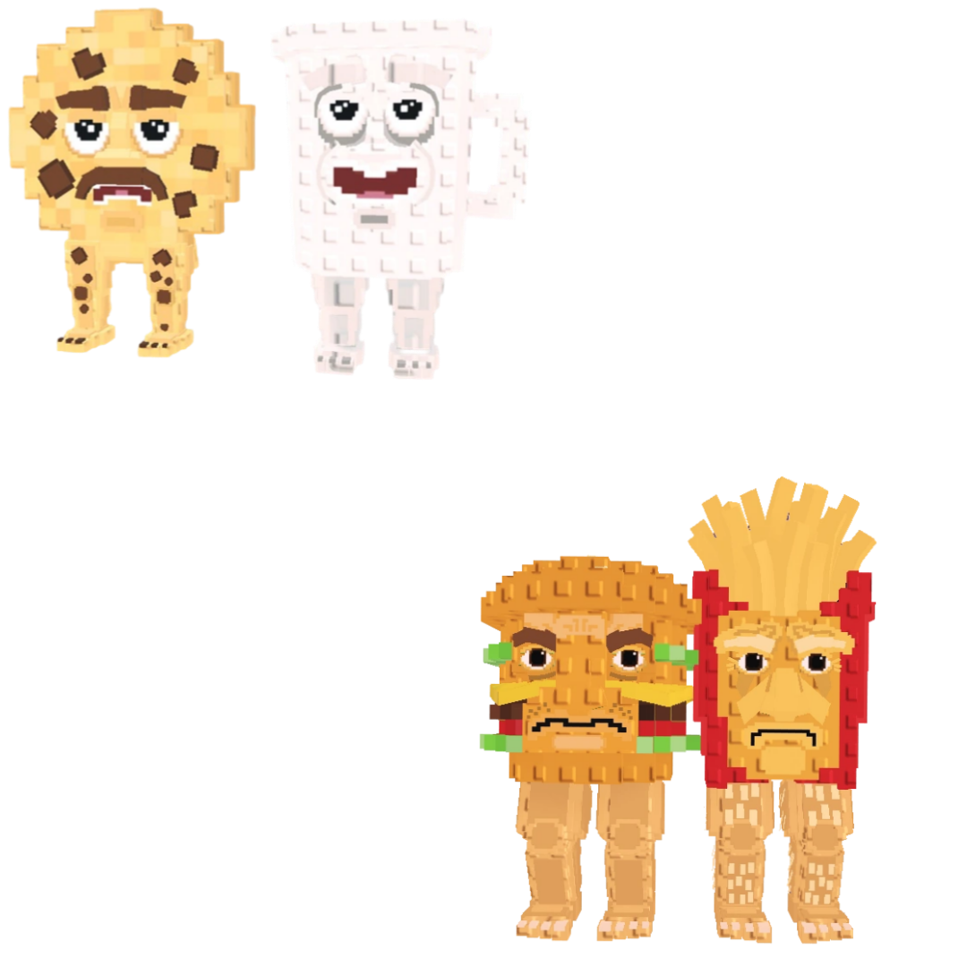 [BUNDLE] - 🍇 1x Cooki and Milki 🍇 1x Burguro And Fryuro