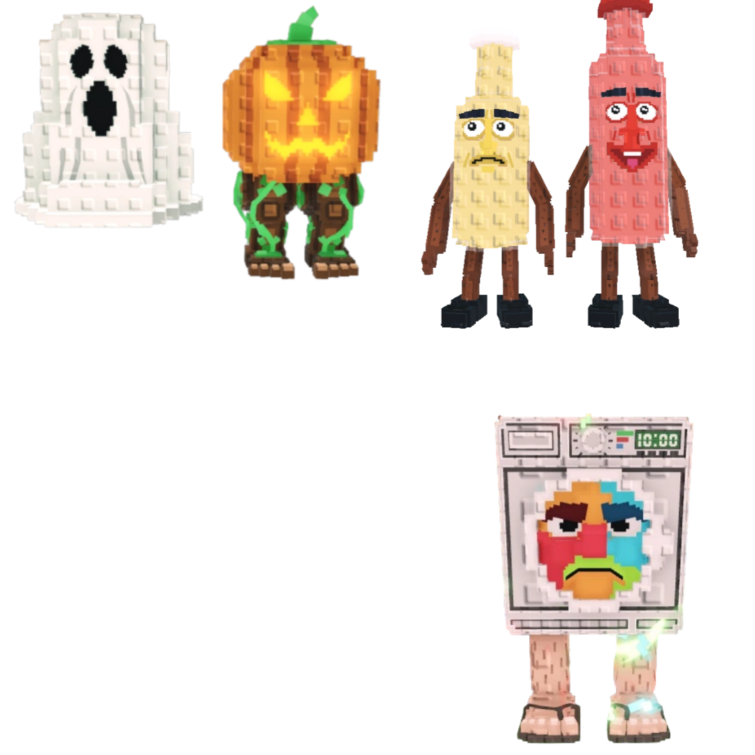 [BUNDLE] - 🤫 1x Spooky and Pumpky 🤫 1x Ketchuru and Musturu 🤫 1x Lavadorito Spinito