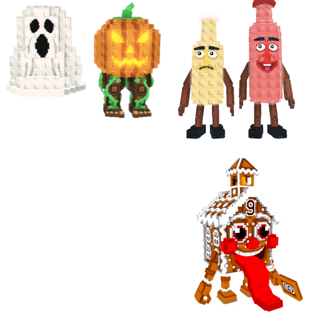 [BUNDLE] - 🤔 1x Spooky and Pumpky 🤔 1x Ketchuru and Musturu 🤔 1x La Ginger Sekolah