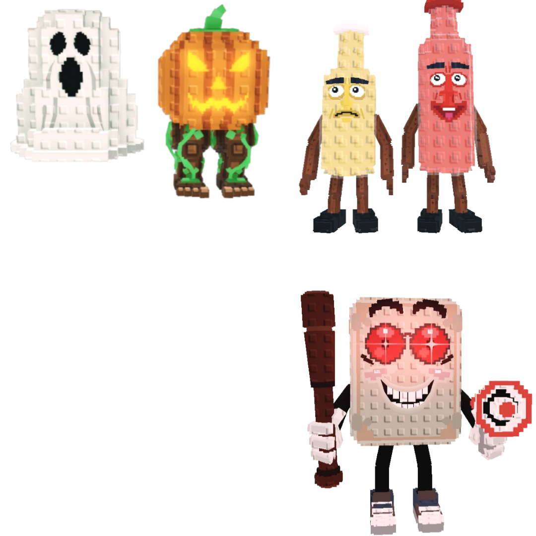 [BUNDLE] - 🤐 1x Spooky and Pumpky 🤐 1x Ketchuru and Musturu 🤐 1x Tang Tang Keletang