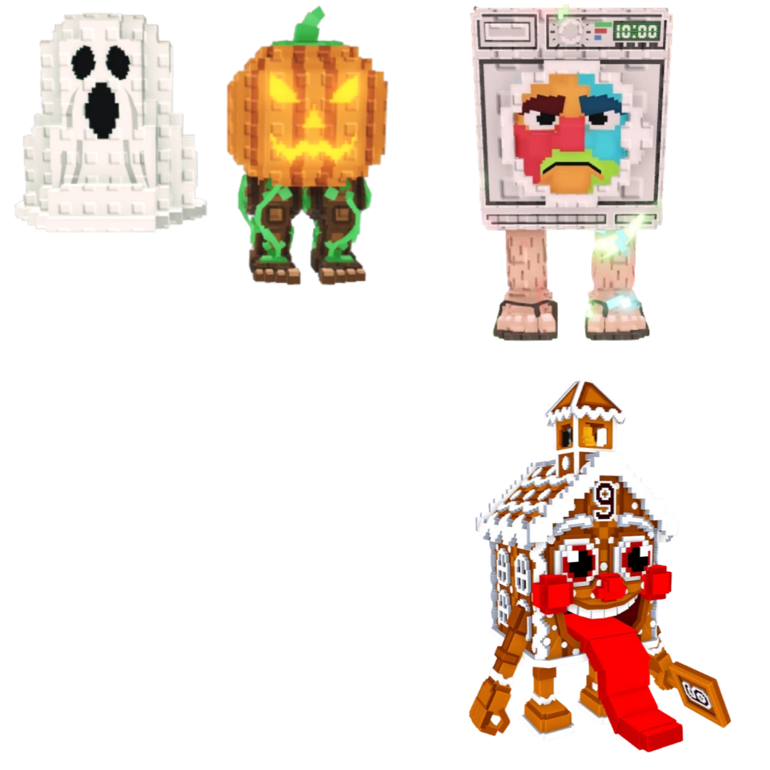 [BUNDLE] - 😐 1x Spooky and Pumpky 😐 1x Lavadorito Spinito 😐 1x La Ginger Sekolah