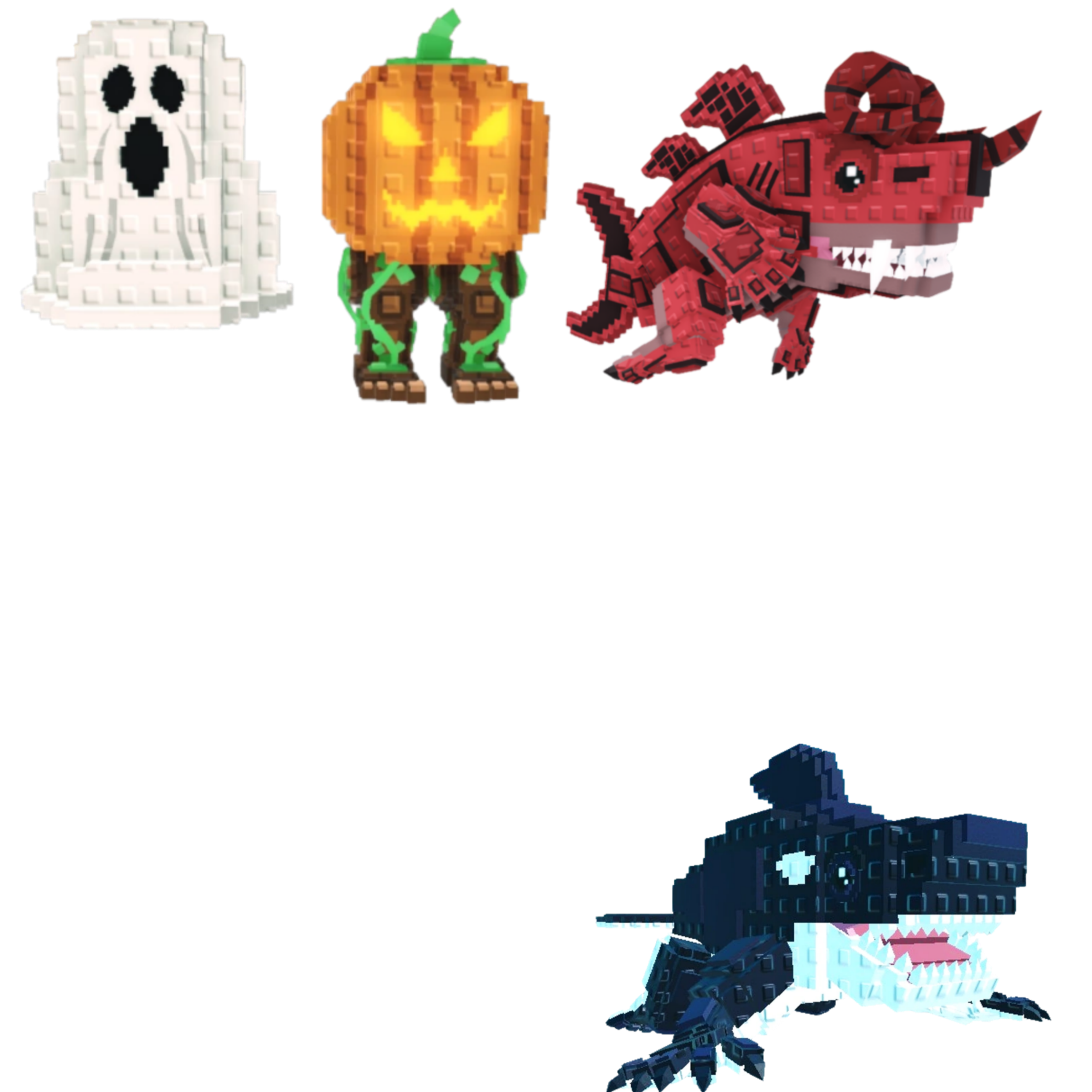 [BUNDLE] - 😌 1x Spooky and Pumpky 😌 1x Orcaledon 😌 1x Eviledon