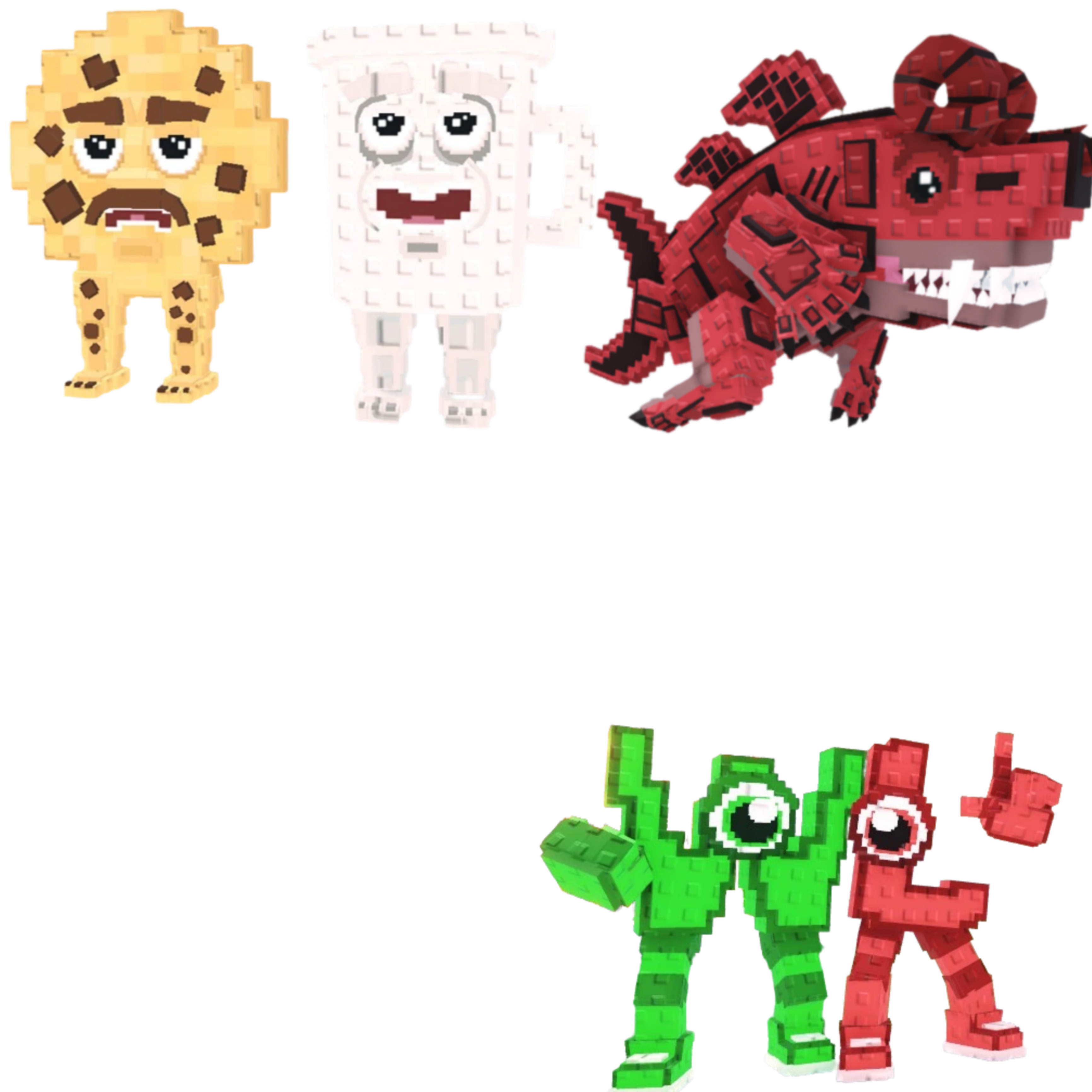 [BUNDLE] - 🥜 1x Cooki and Milki 🥜 1x Eviledon 🥜 1x W or L (WorL)