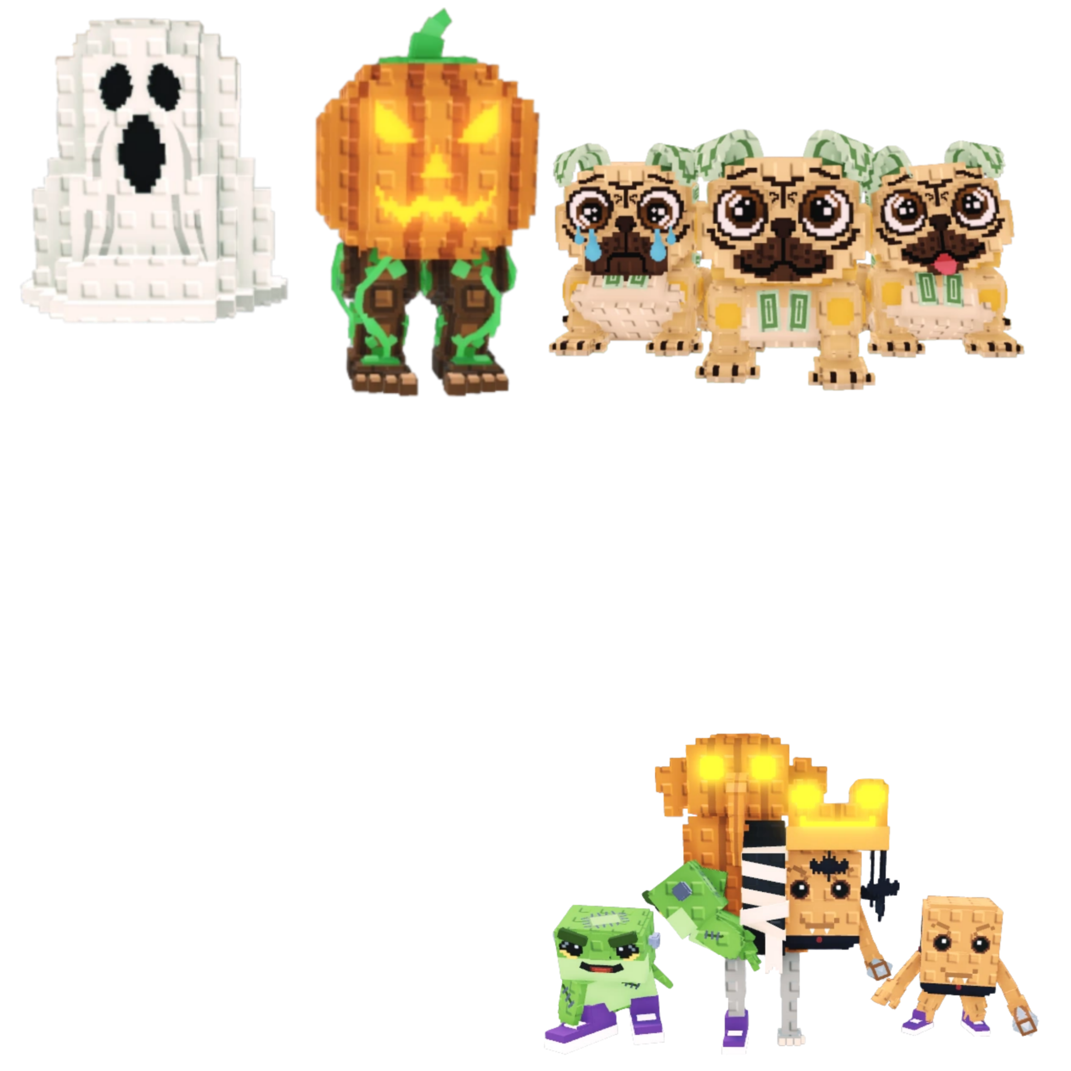 [BUNDLE] - 🥳 1x Spooky and Pumpky 🥳 1x Los Spooky Combinasionas 🥳 1x Los Puggies