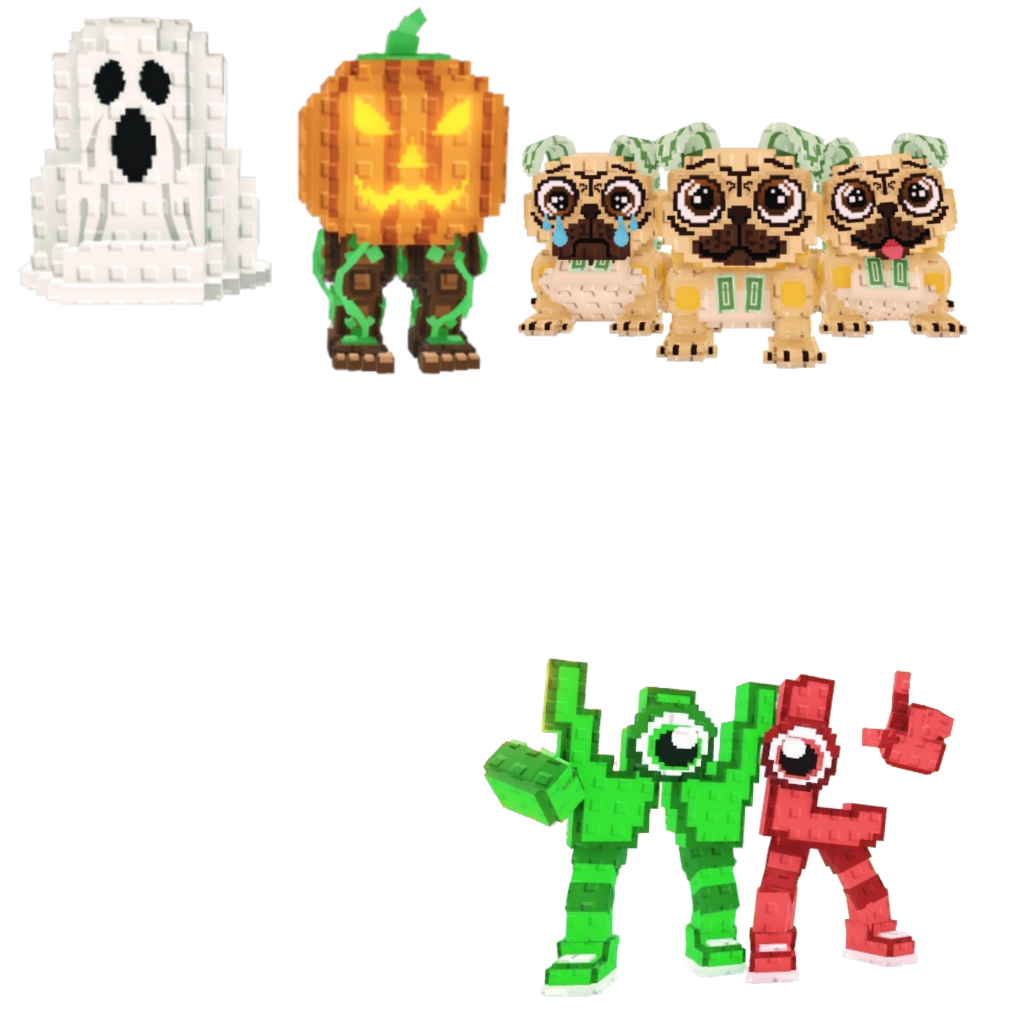 [BUNDLE] - 😎 1x Spooky and Pumpky 😎 1x W or L (WorL) 😎 1x Los Puggies