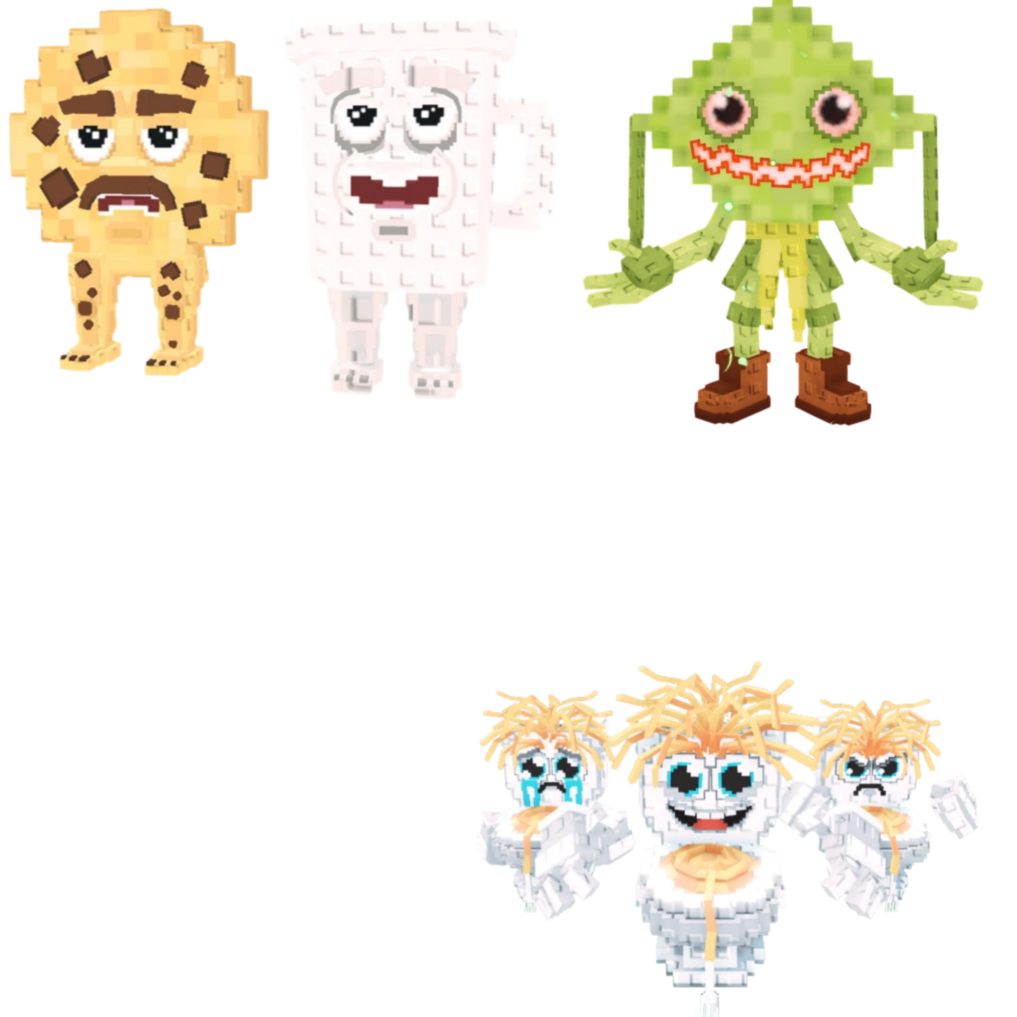 [BUNDLE] - 🫛 1x Cooki and Milki 🫛 1x Ketupat Kepat 🫛 1x Los Spaghettis