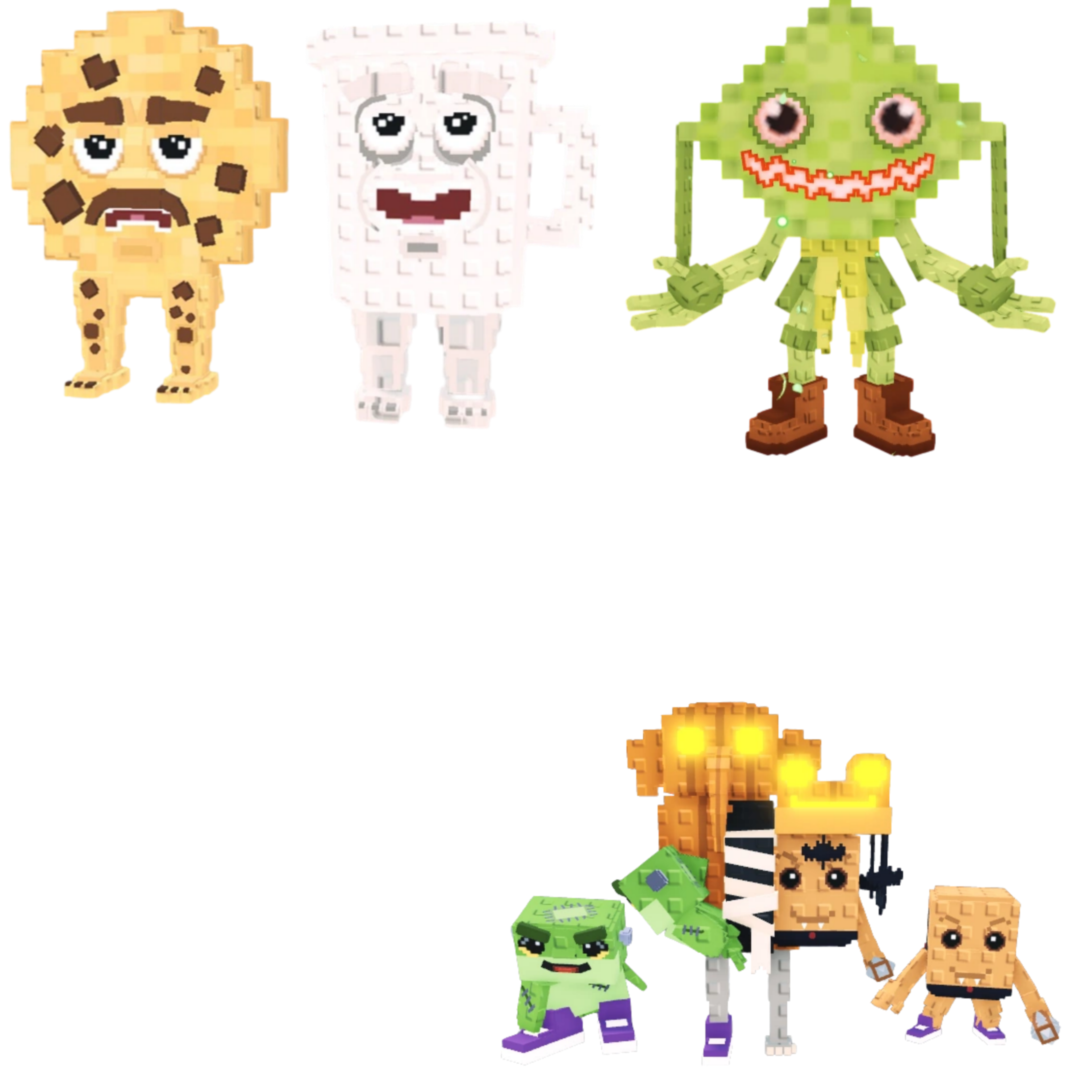 [BUNDLE] - 🫜 1x Cooki and Milki 🫜 1x Ketupat Kepat 🫜 1x Los Spooky Combinasionas