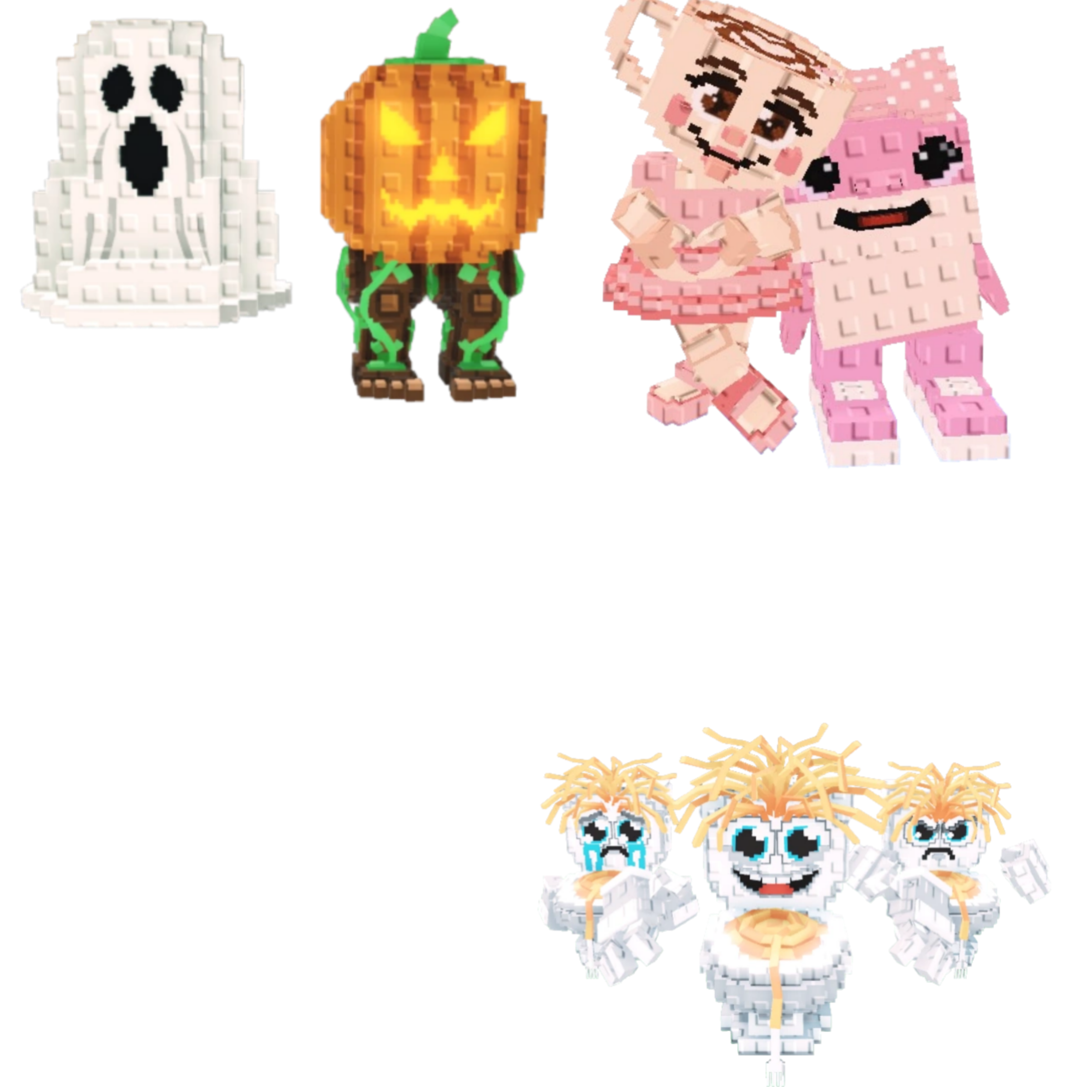 [BUNDLE] - 😮 1x Spooky and Pumpky 😮 1x Los Spaghettis 😮 1x Las Sis