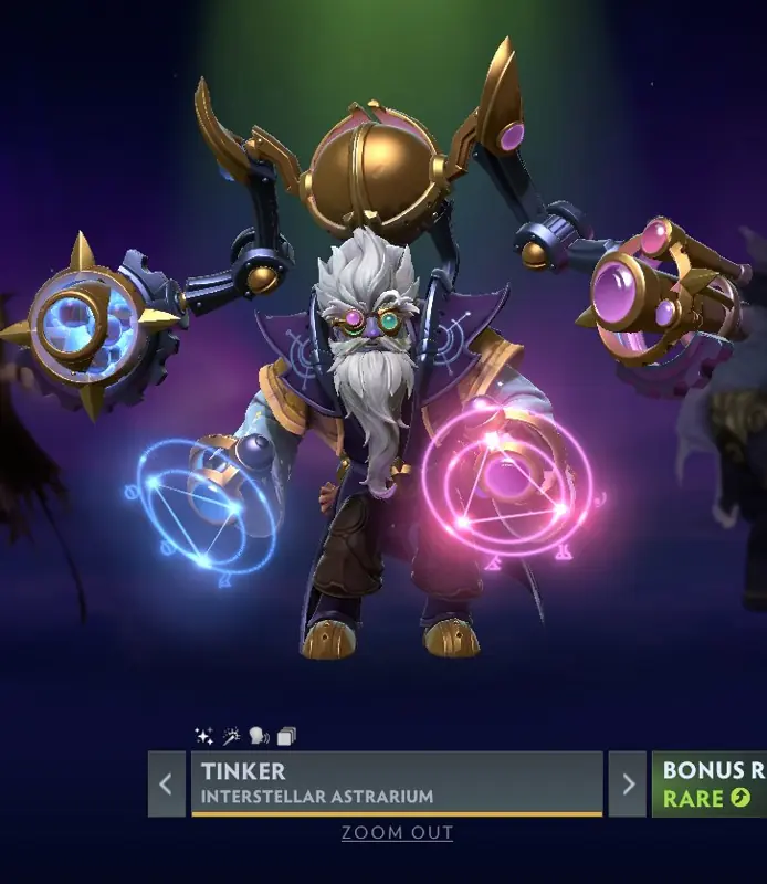✧・゚:*✧ Dota 2 Items: Interstellar Astrarium Set for Tinker ✧・゚:*✧ Unexpected Steal ✧・゚:*✧