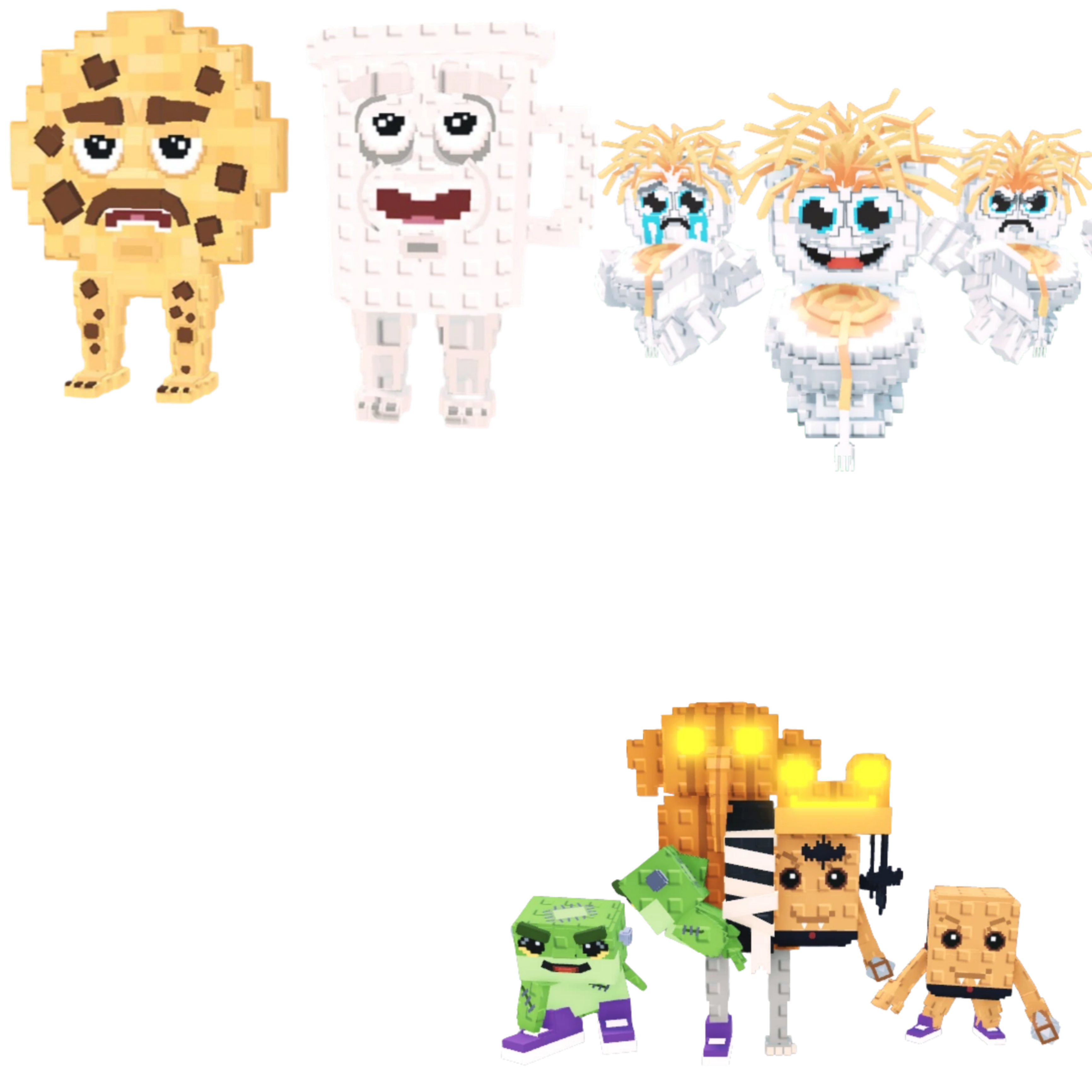 [BUNDLE] - 🥯 1x Cooki and Milki 🥯 1x Los Spaghettis 🥯 1x Los Spooky Combinasionas