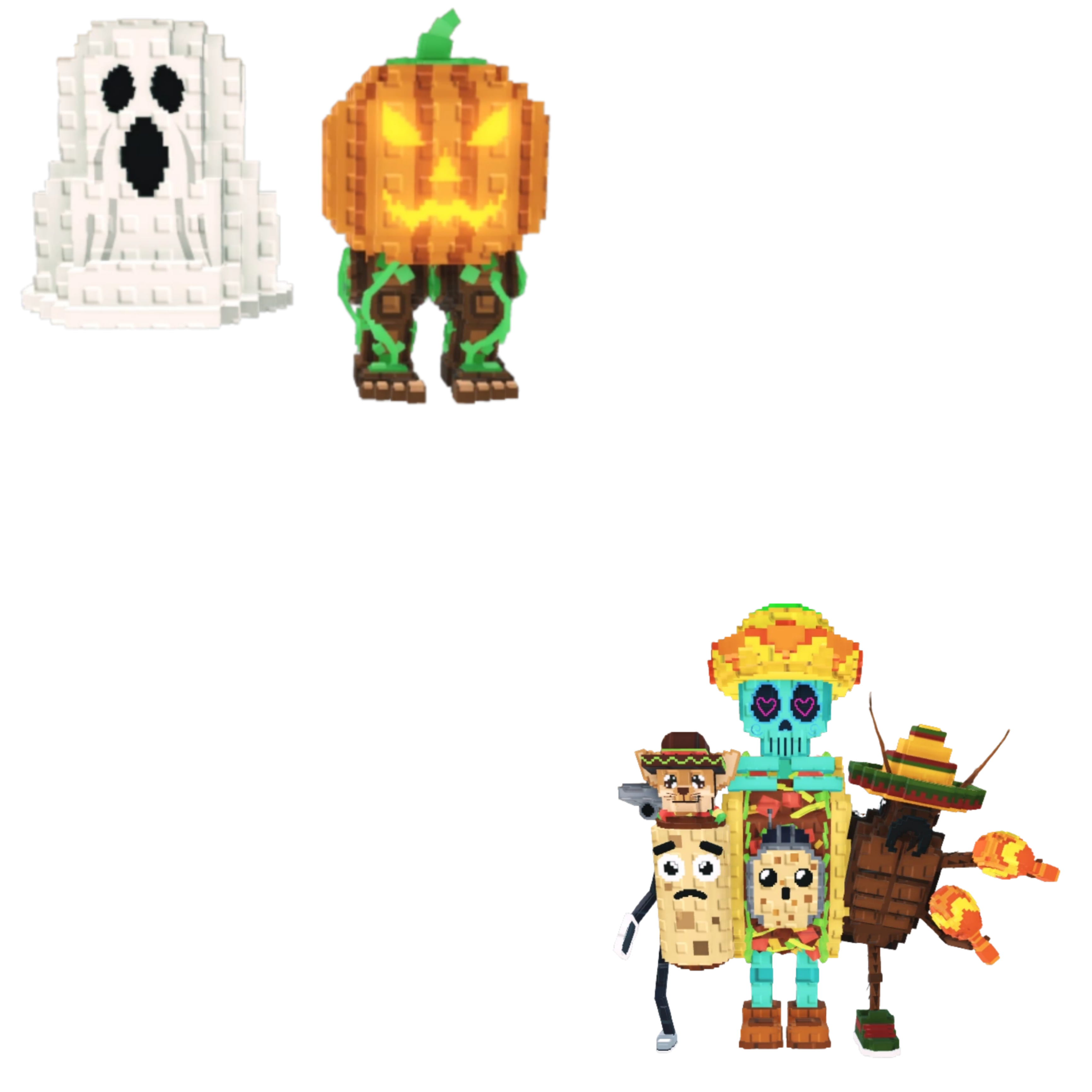 [BUNDLE] - 😨 1x Spooky and Pumpky 😨 1x La Taco Combinasion