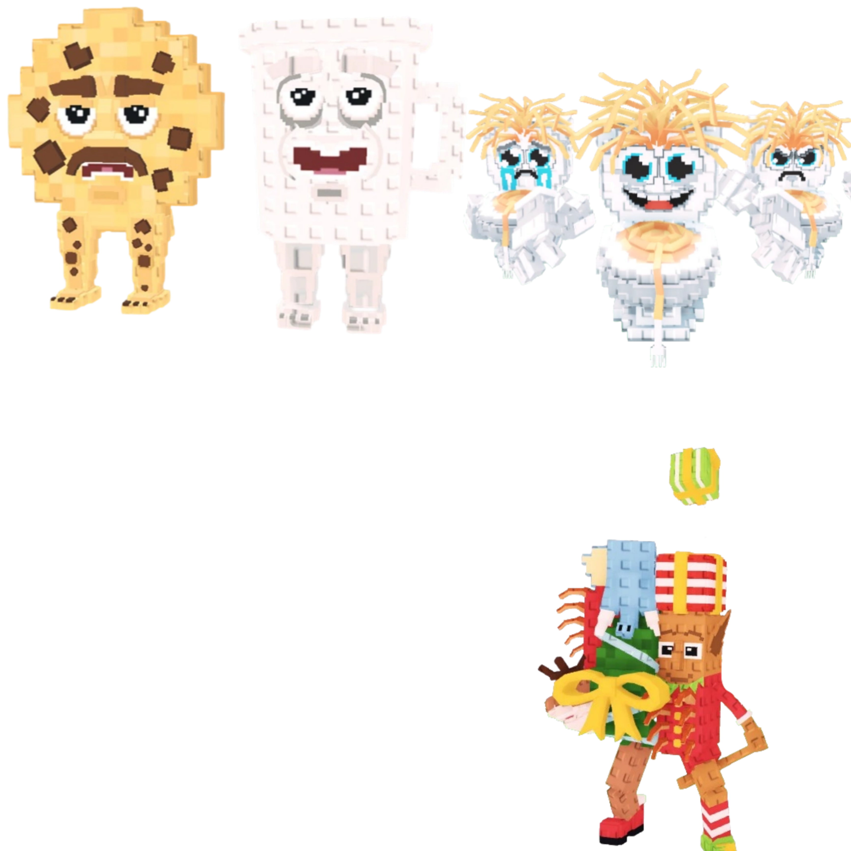 [BUNDLE] - 🧇 1x Cooki and Milki 🧇 1x Los Spaghettis 🧇 1x La Jolly Grande