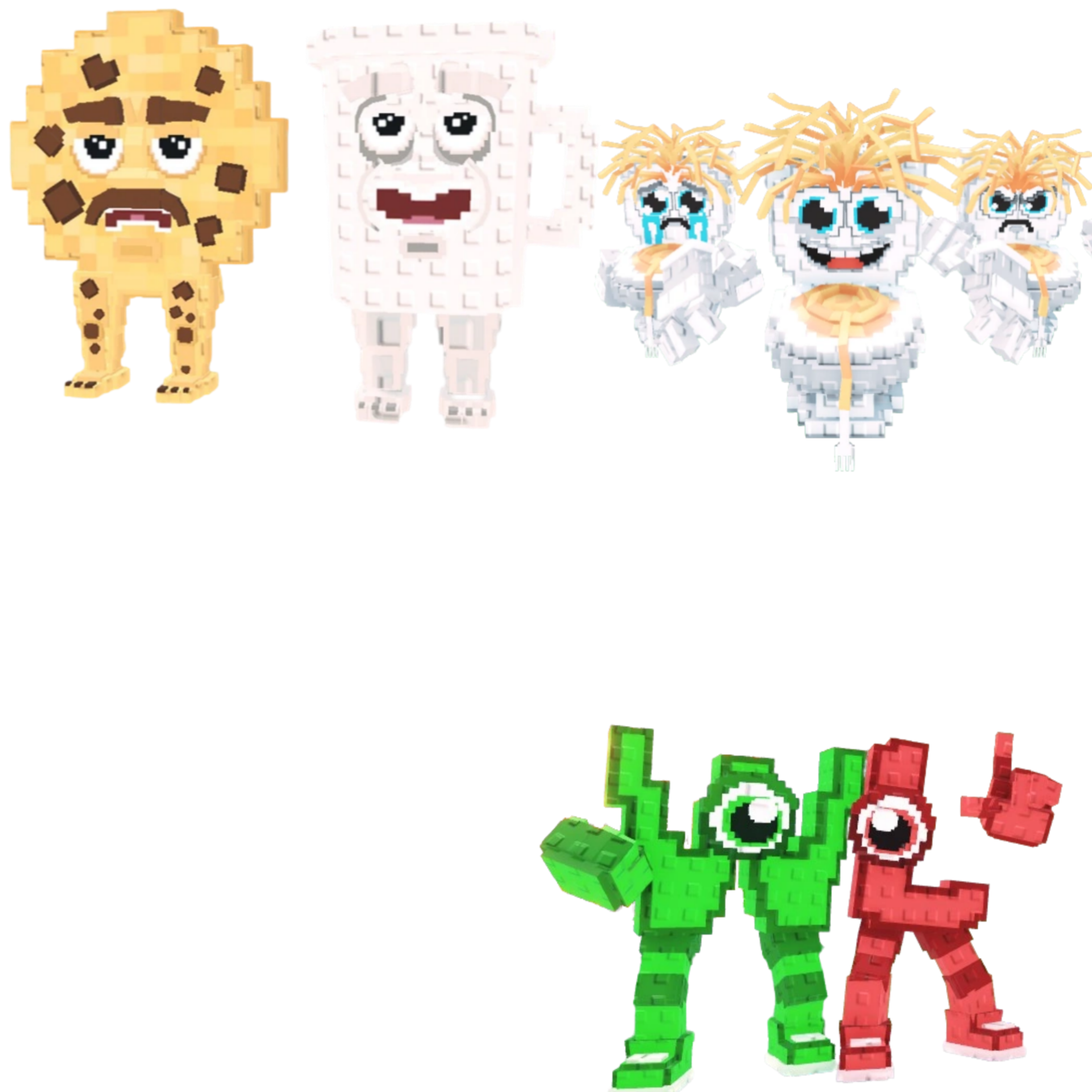 [BUNDLE] - 🧀 1x Cooki and Milki 🧀 1x Los Spaghettis 🧀 1x W or L (WorL)