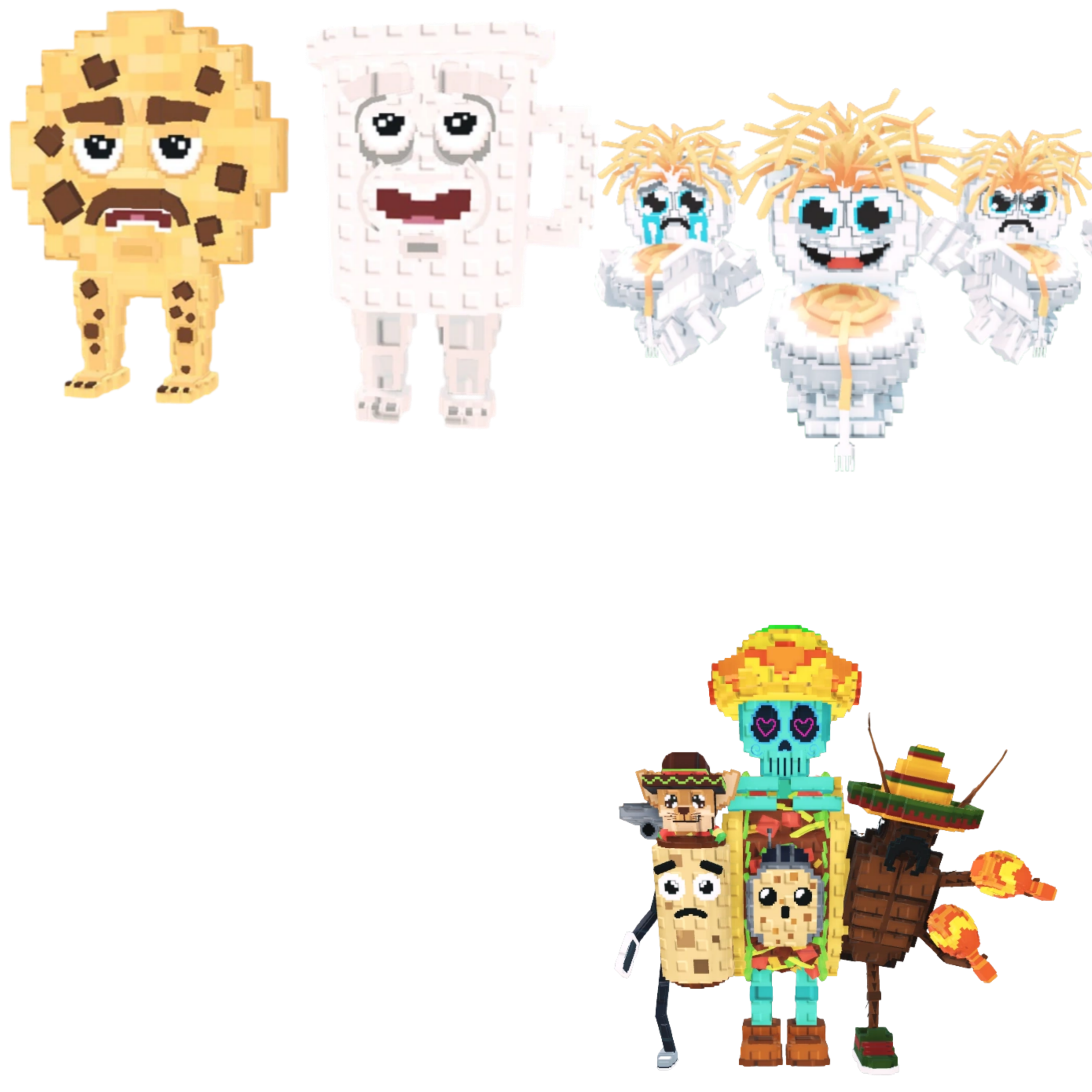 [BUNDLE] - 🥩 1x Cooki and Milki 🥩 1x La Taco Combinasion 🥩 1x Los Spaghettis