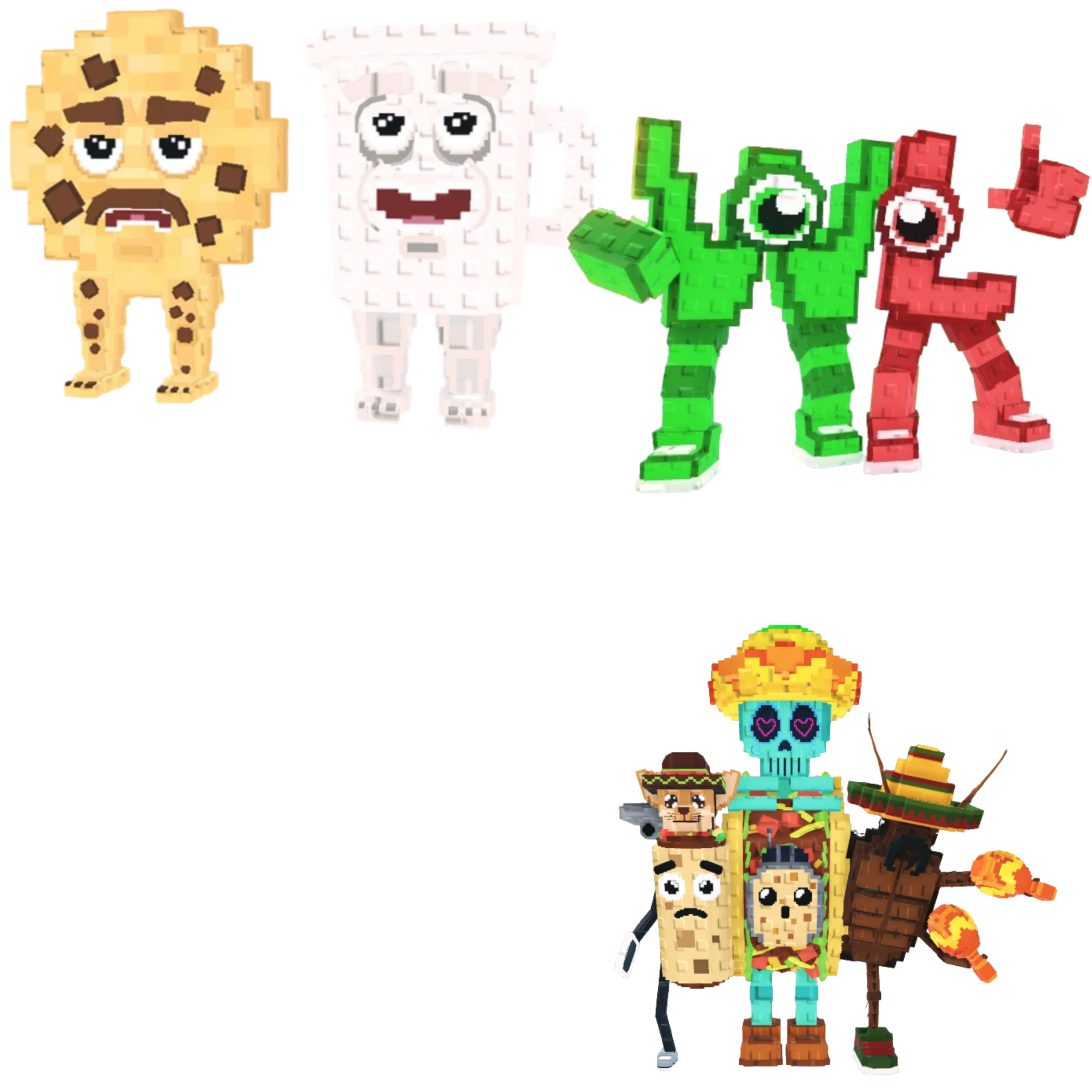 [BUNDLE] - 🍔 1x Cooki and Milki 🍔 1x La Taco Combinasion 🍔 1x W or L (WorL)