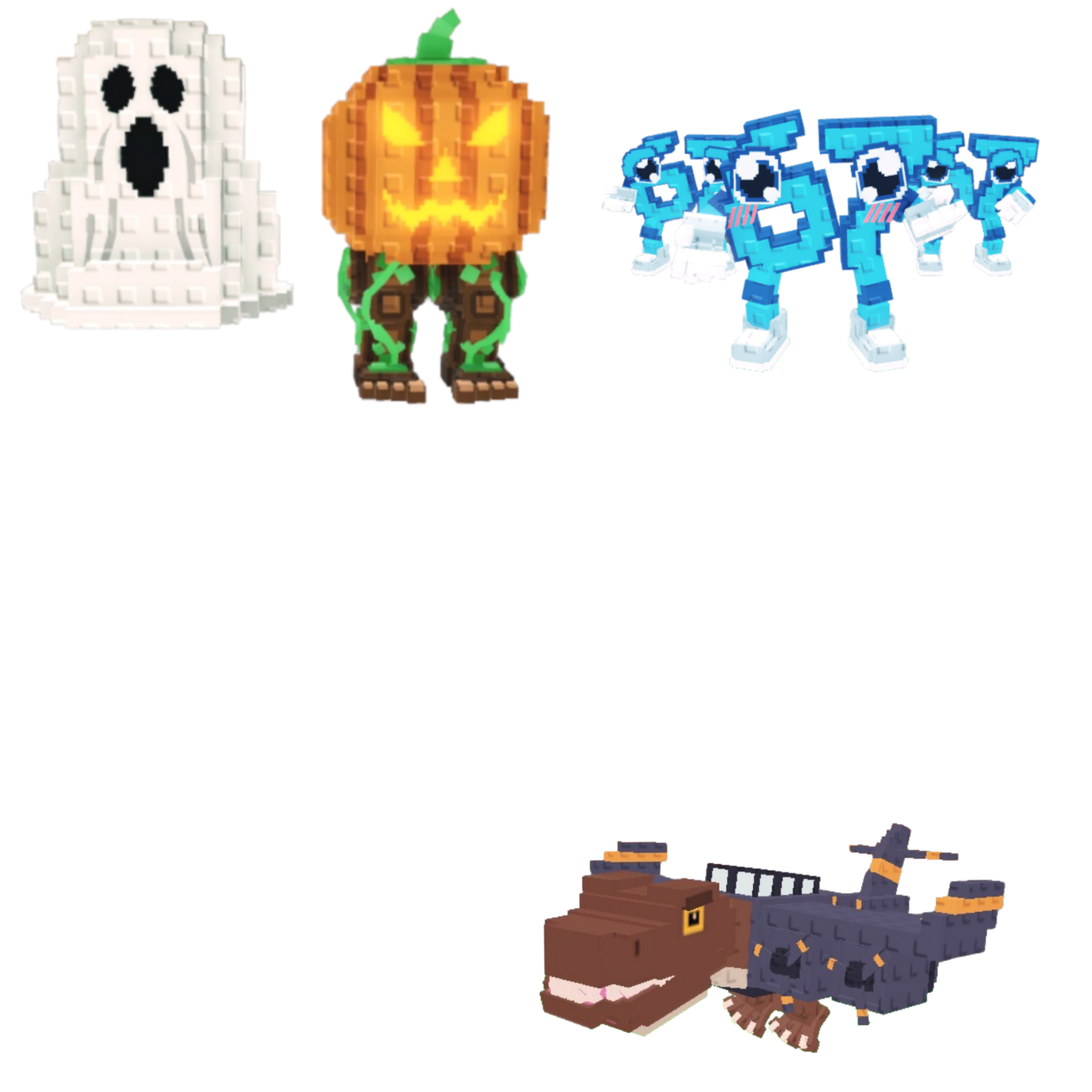 [BUNDLE] - 👹 1x Spooky and Pumpky 👹 1x Nuclearo Dinossauro 👹 1x Los 67 (Six Seven)