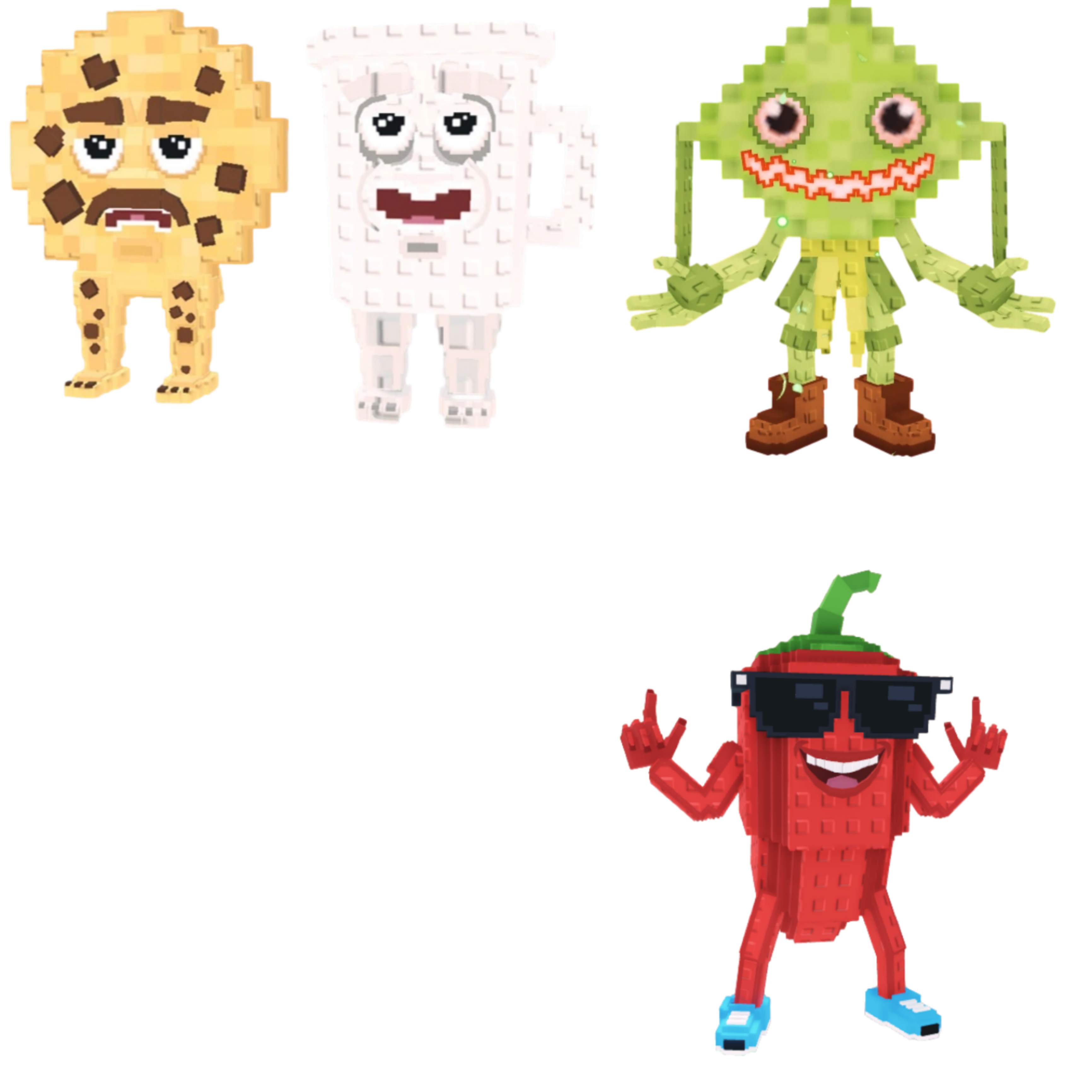 [BUNDLE] - 🌭 1x Cooki and Milki 🌭 1x Chillin Chil 🌭 1x Ketupat Kepat