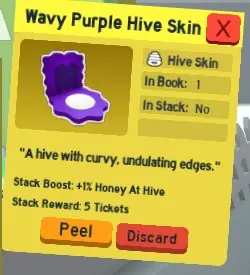 ✧･ﾟ:*✧ Roblox Bee Swarm Simulator: Wavy Purple Hive Skin ✧･ﾟ:*✧ Dont miss out ✧･ﾟ:*✧
