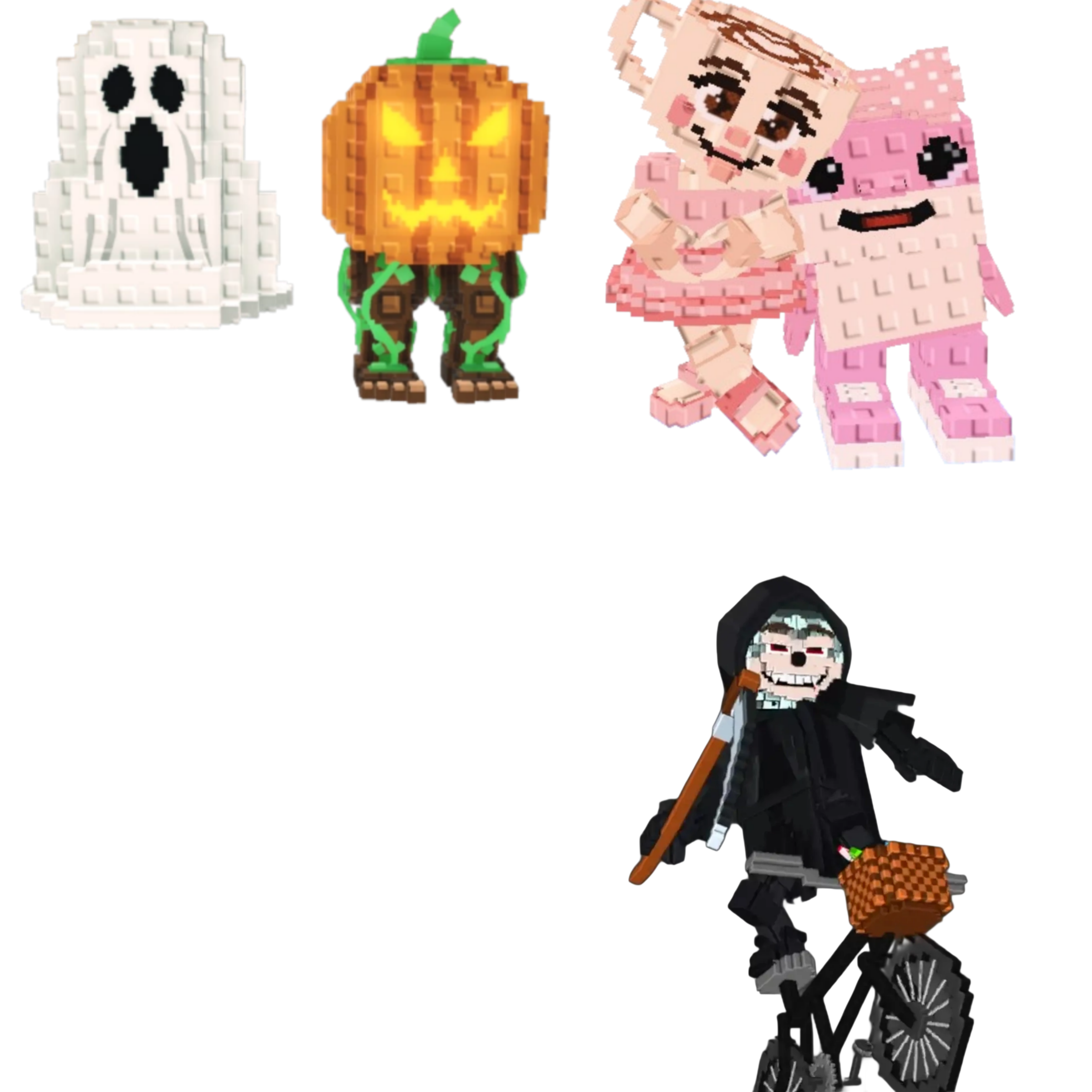 [BUNDLE] - 🤖 1x Spooky and Pumpky 🤖 1x Las Sis 🤖 1x Mieteteira Bicicleteira