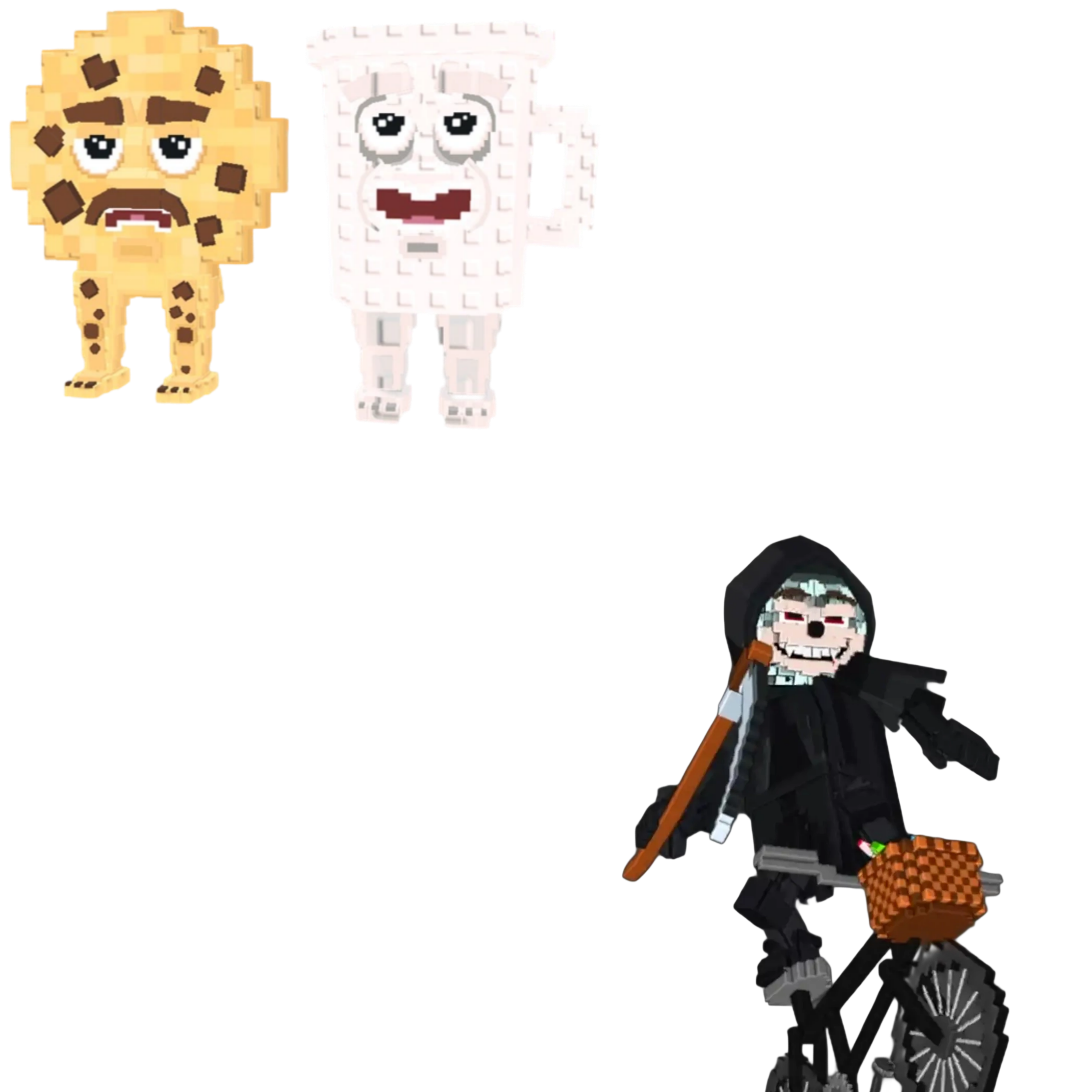 [BUNDLE] - 🧆 1x Cooki and Milki 🧆 1x Mieteteira Bicicleteira