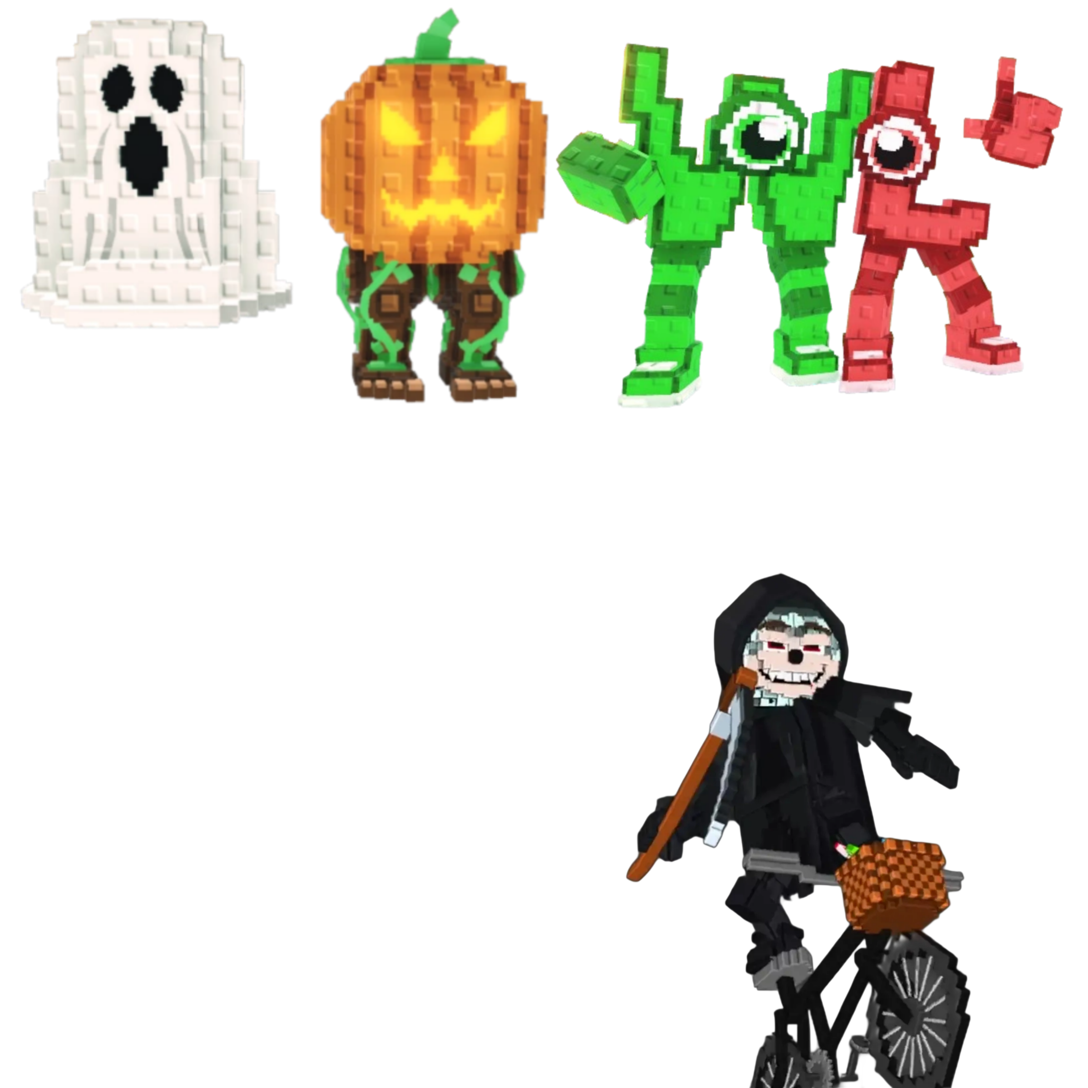 [BUNDLE] - 😸 1x Spooky and Pumpky 😸 1x W or L (WorL) 😸 1x Mieteteira Bicicleteira